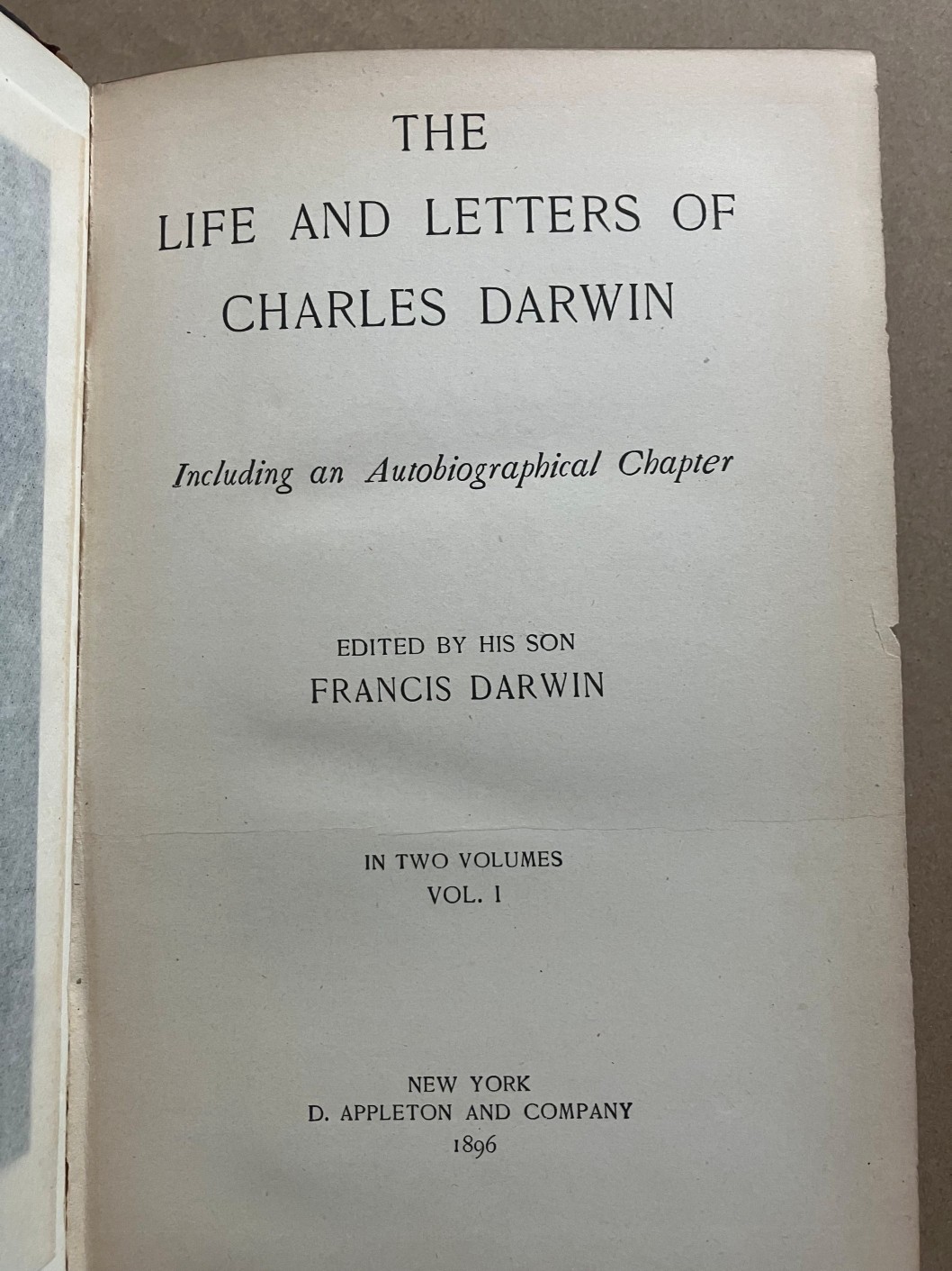 The Life And Letters Of Charles Darwin