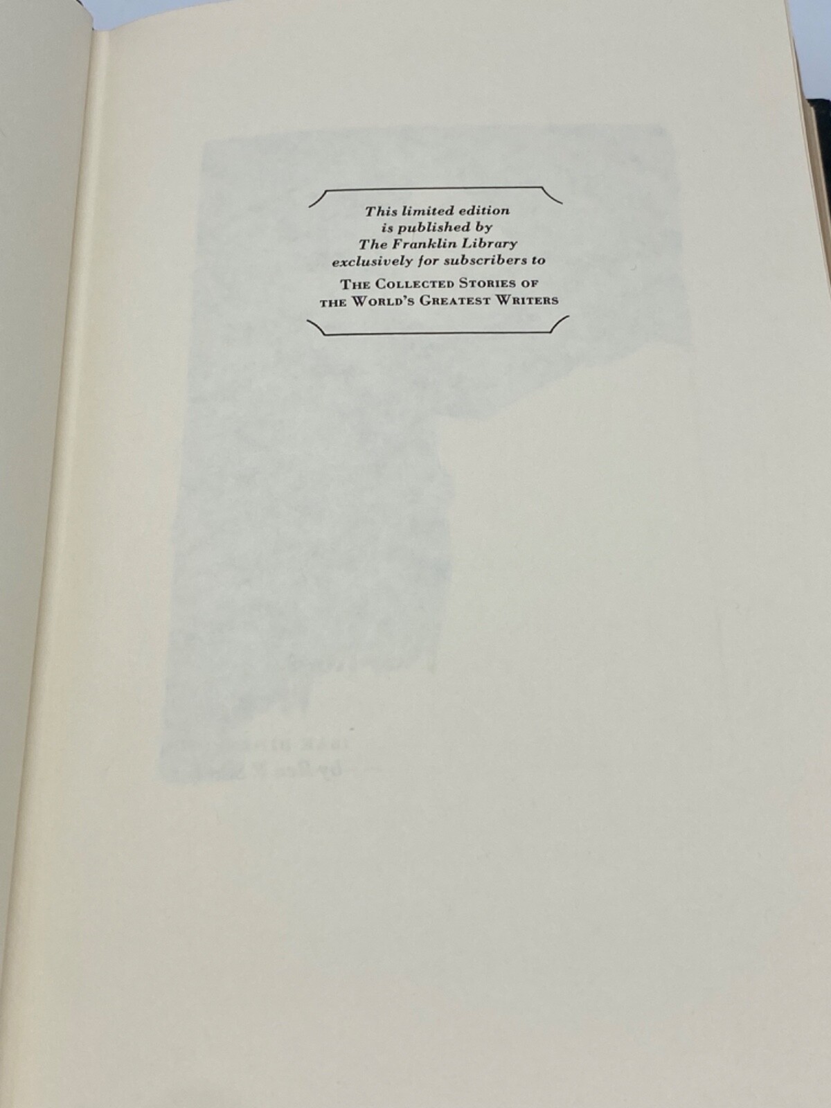 Franklin Library 7 GOTHIC TALES Monkey Deluge at Norderney HORROR ILLUSTRATED!!