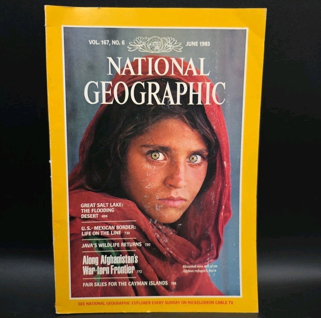 National Geographic Magazine Afghan Girl Eyes Vol. 167 No. 6 June 1985 Nat Geo