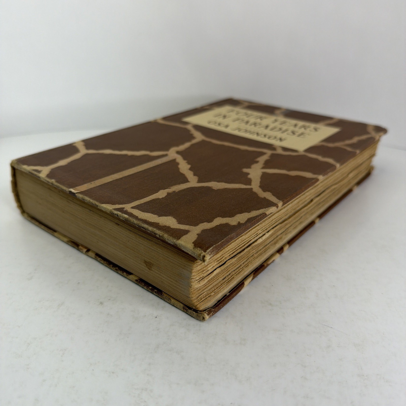 Four Years in Paradise 1941 First Edition by Osa Johnson Hardcover Dust Jacket