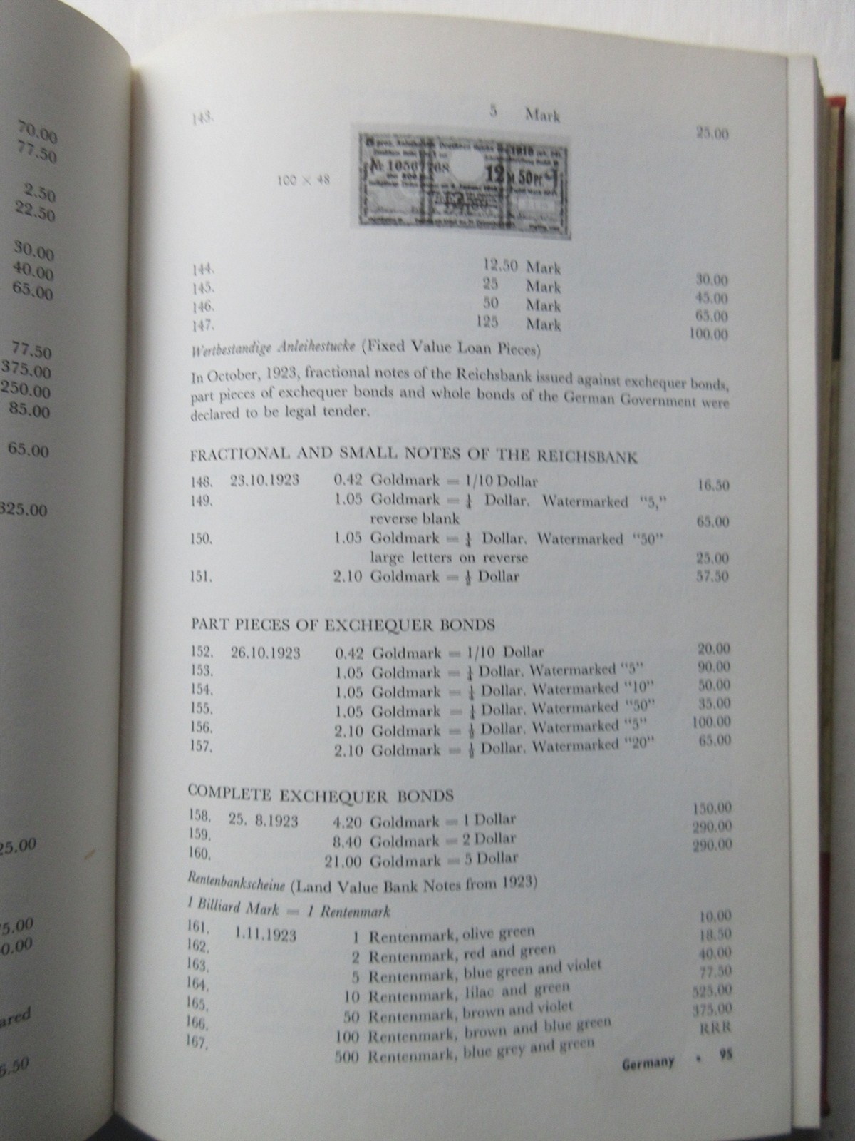 Catalogue of European Paper Money since 1900 Hardcover 2nd Edition 1974 by Pick