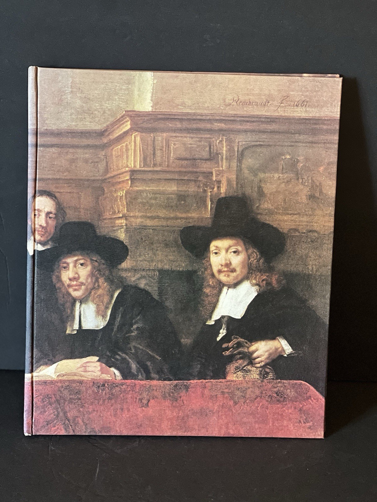 1960s Hard Cover 14×13″ Art Book Of Paintings „Rembrandt“ Illustrated