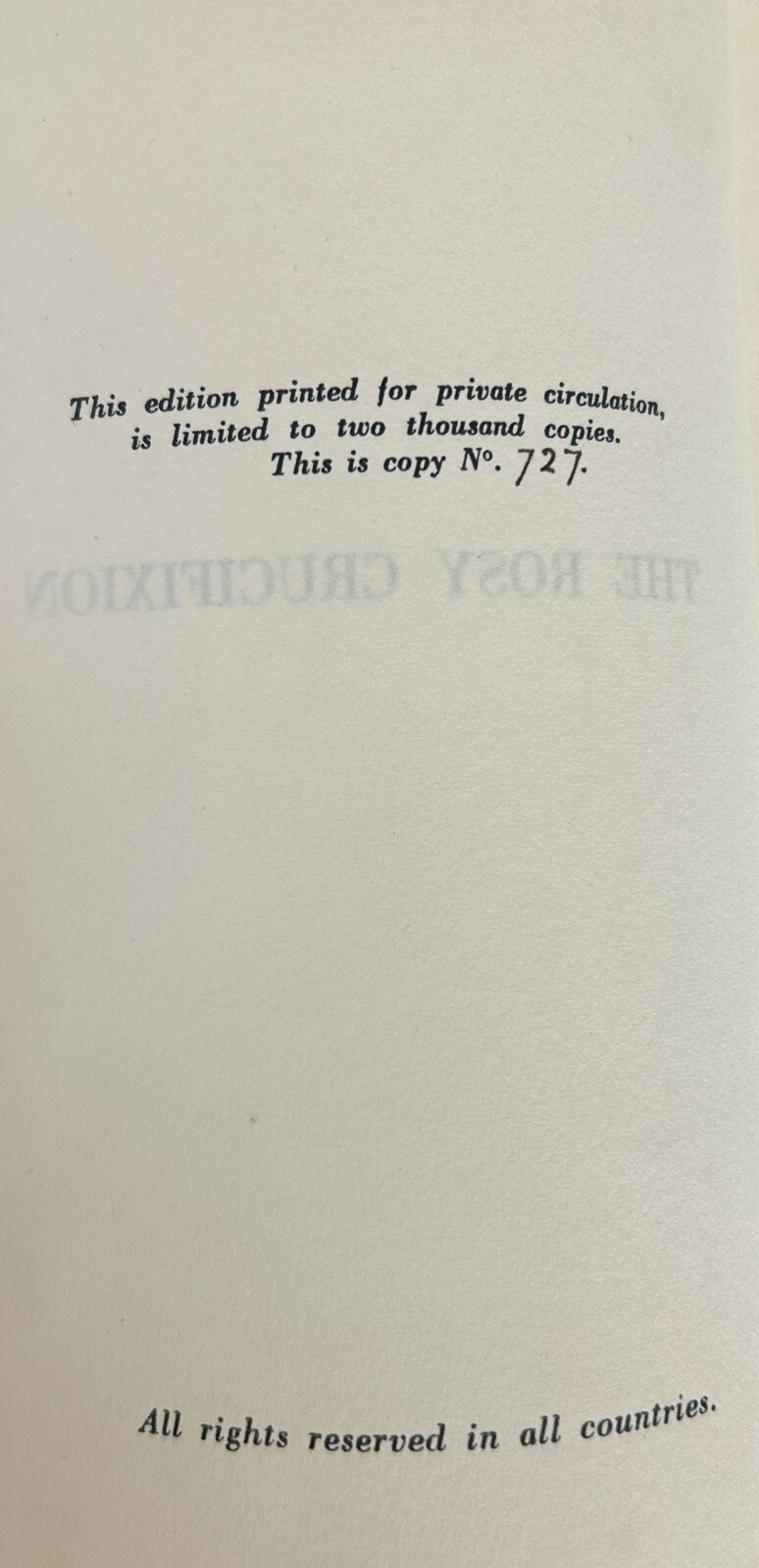 1st Edition Henry Miller „Plexus “ in 2 vols. Limited Ed. In Wraps Olympia Press