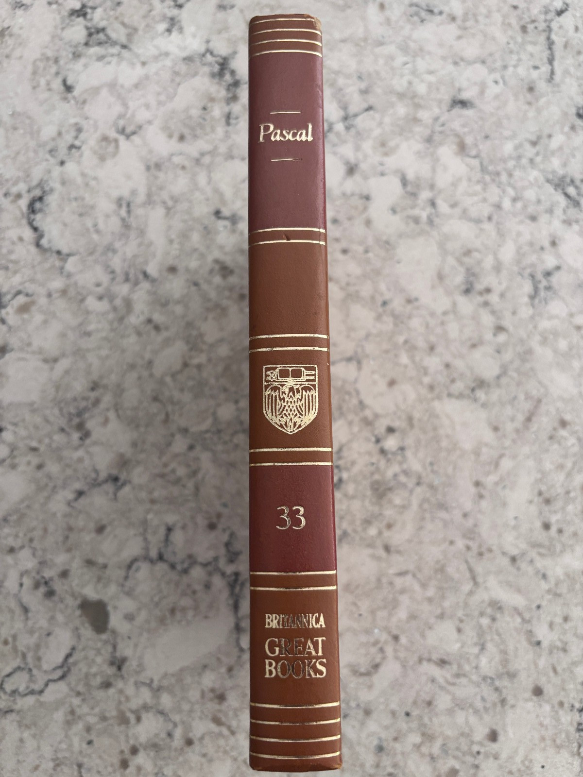 Great Books Of The Western World, Vol.33 Blaise Pascal, Britannica HC 1952
