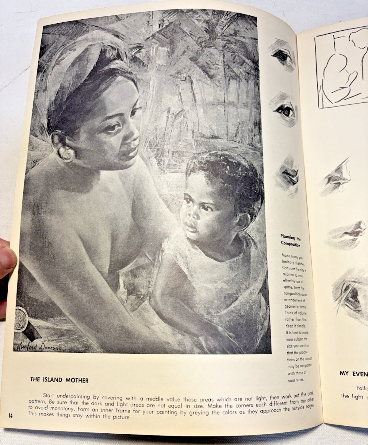 Vintage – How Linford Donovan Paints Heads – Published by Walter T. Foster