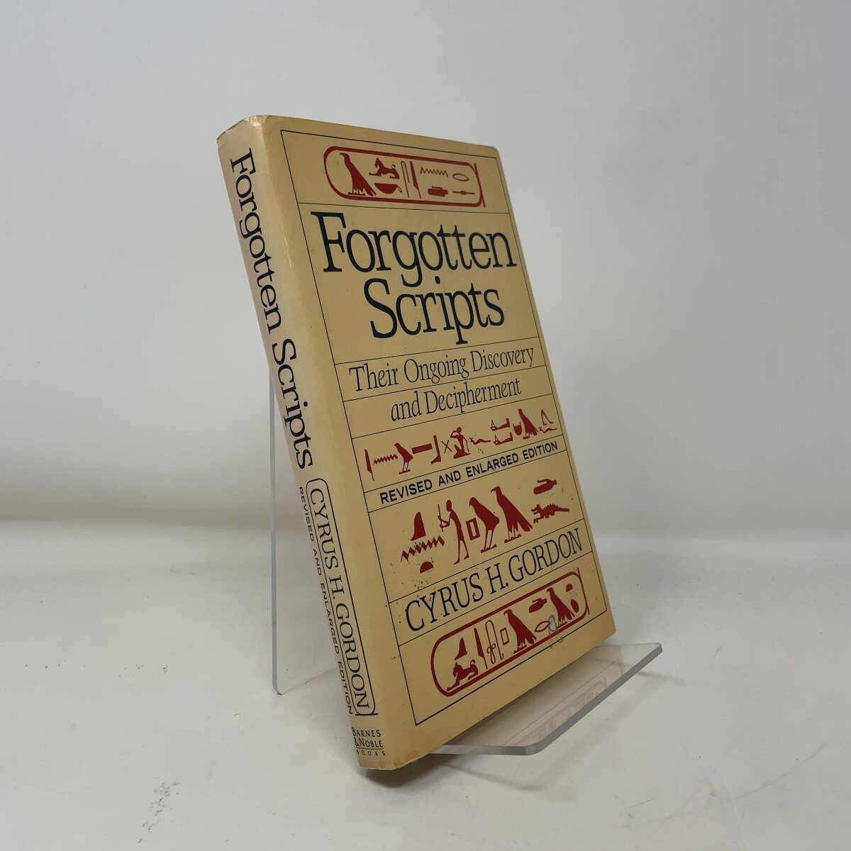 Forgotten Scripts by Cyrus H. Gordon HC First Thus Like New 1982