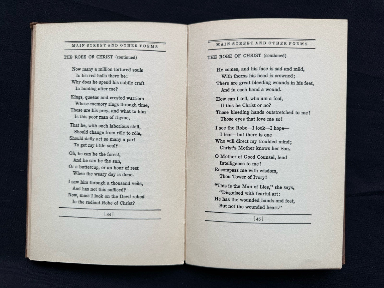 Joyce Kilmer, Main Street and Other Poems ~ 1st/1st ~ 1917 ~ G. H. Doran Co.