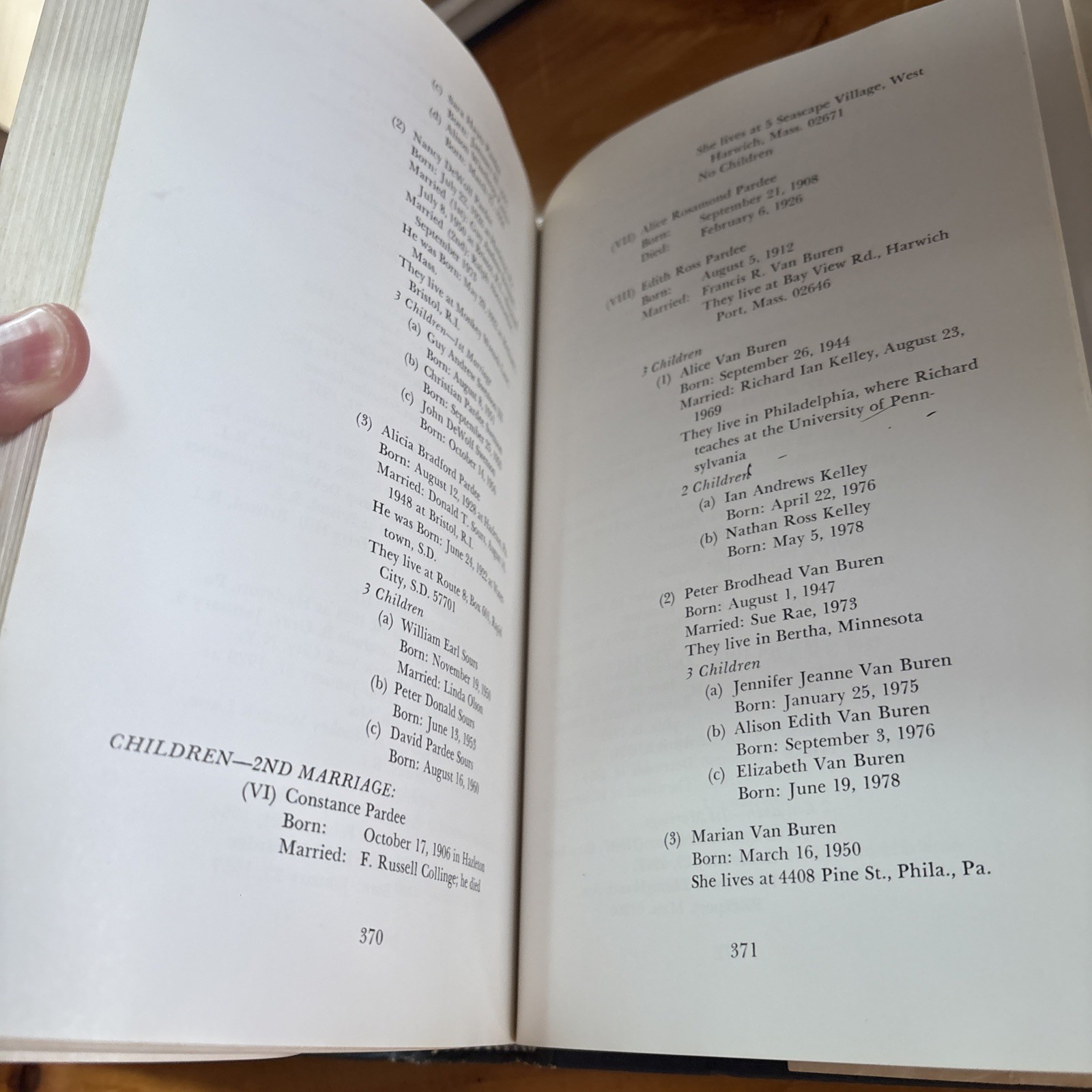 RARE FAMILY HISTORY Genealogy Calvin Pardee 1841-1923 Philadelphia PA Ltd Ed DJ