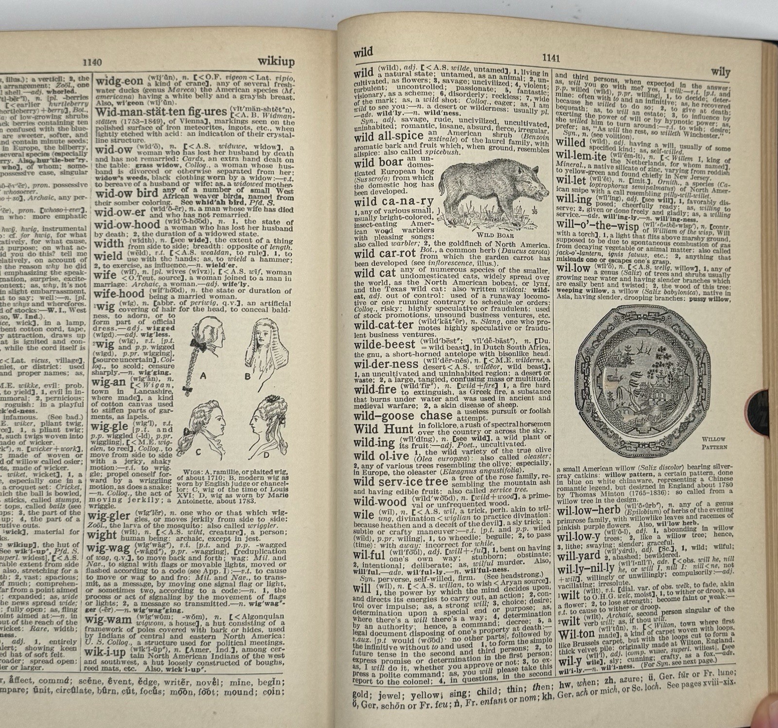 Winstons Cumulative Loose Leaf Encyclopedia Dictionary Book I & II 1920s Pair
