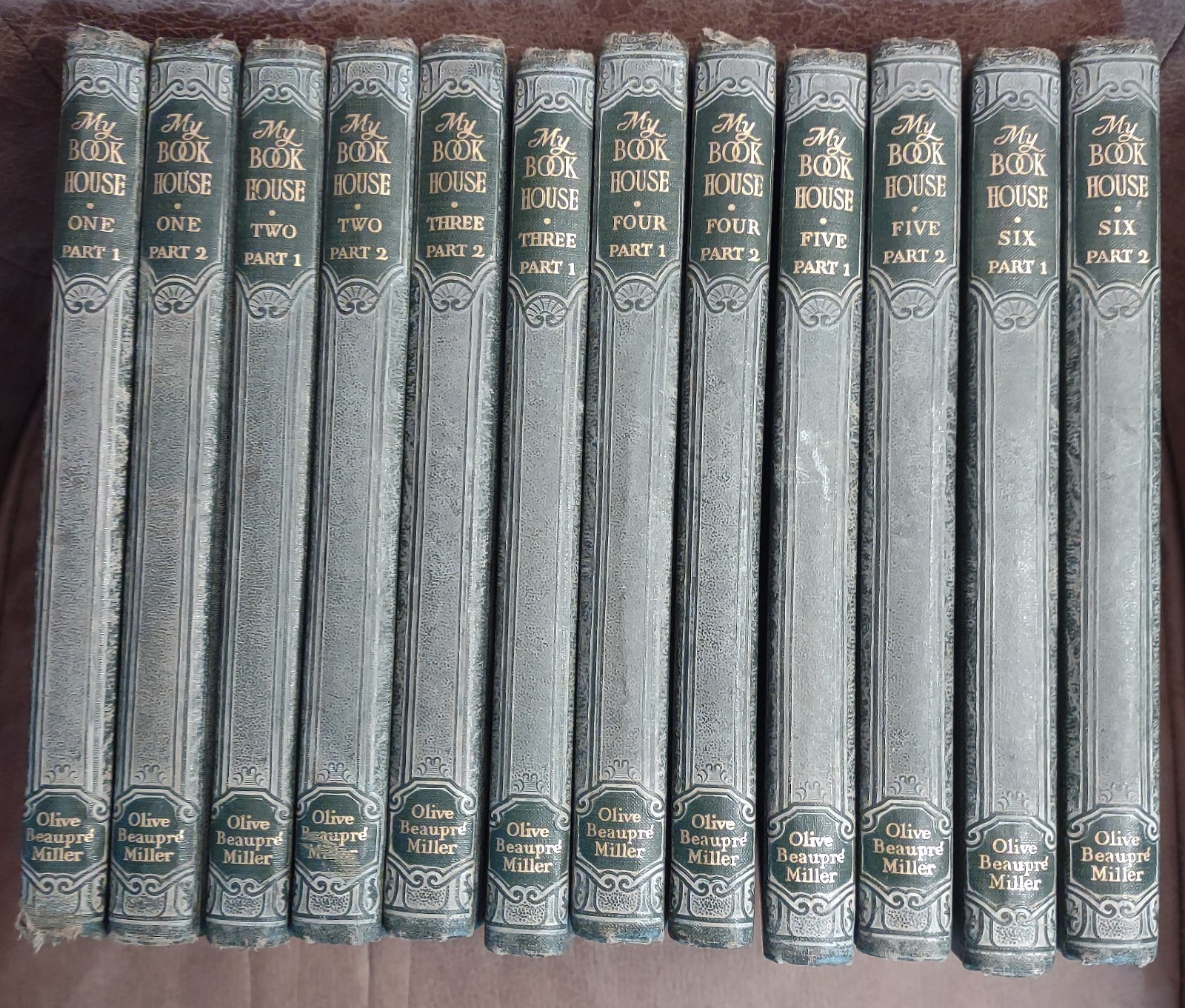 My Book House Complete Set 1920’s 12 Books ~Olive Beaupre Miller