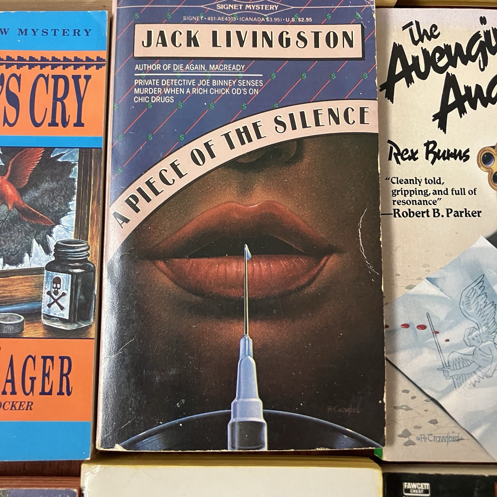Lot Of 28 VTG Thriller Suspense Crime Murder Mystery Espionage Paperback Novels