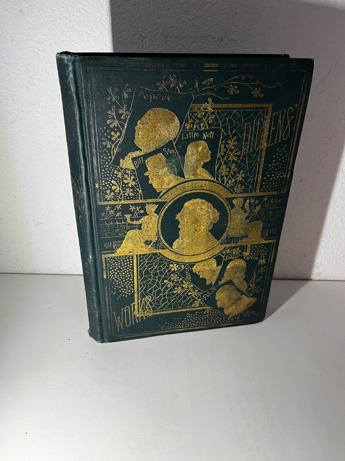 WORKS OF CHARLES DICKENS VOL 5. P.F. Collier 1880s Pickwick-Bleak-American-ITALY