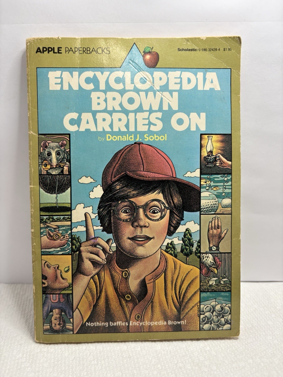 Encyclopedia Brown Carries On by Donald J. Sobol (3rd Print 1980 PB)