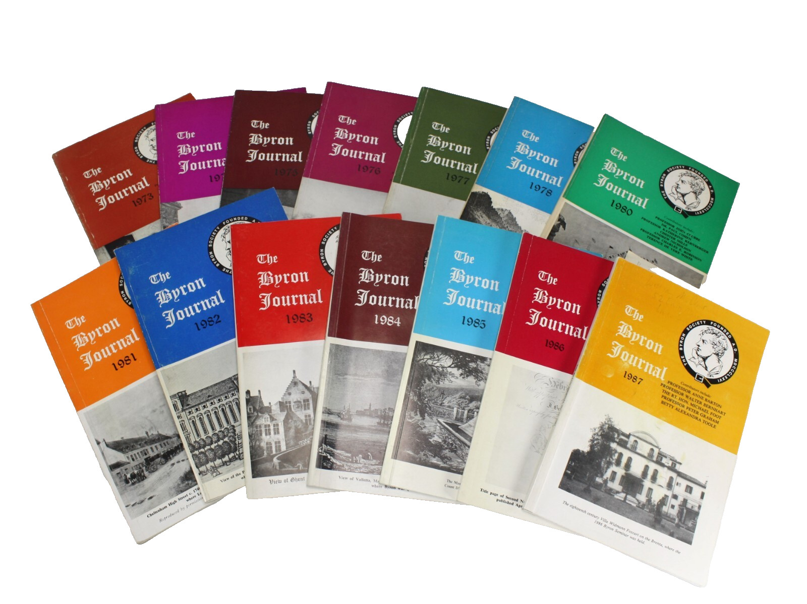 The Byron Journal, Large Collection from Sir William St. Clair, 1973-2017. (36)