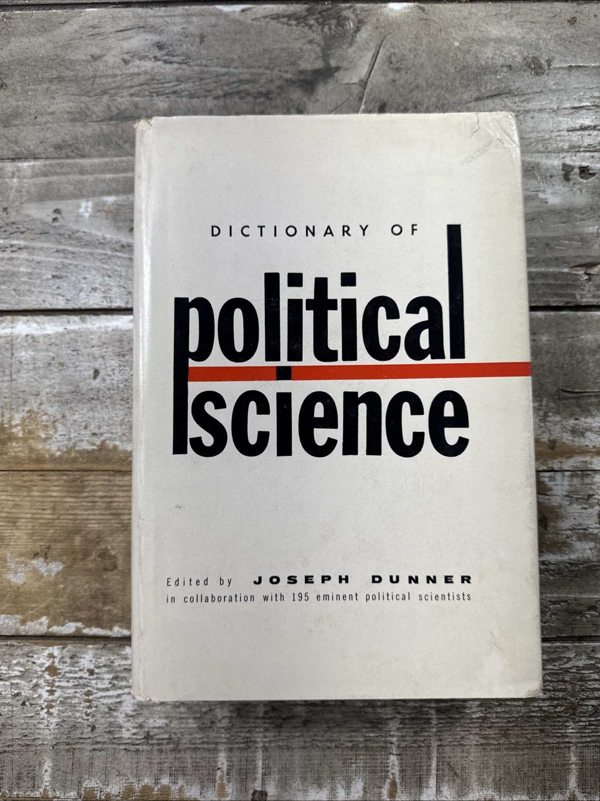 1964 Vintage Political Reference Book “Dictionary of Political Science” Dunner