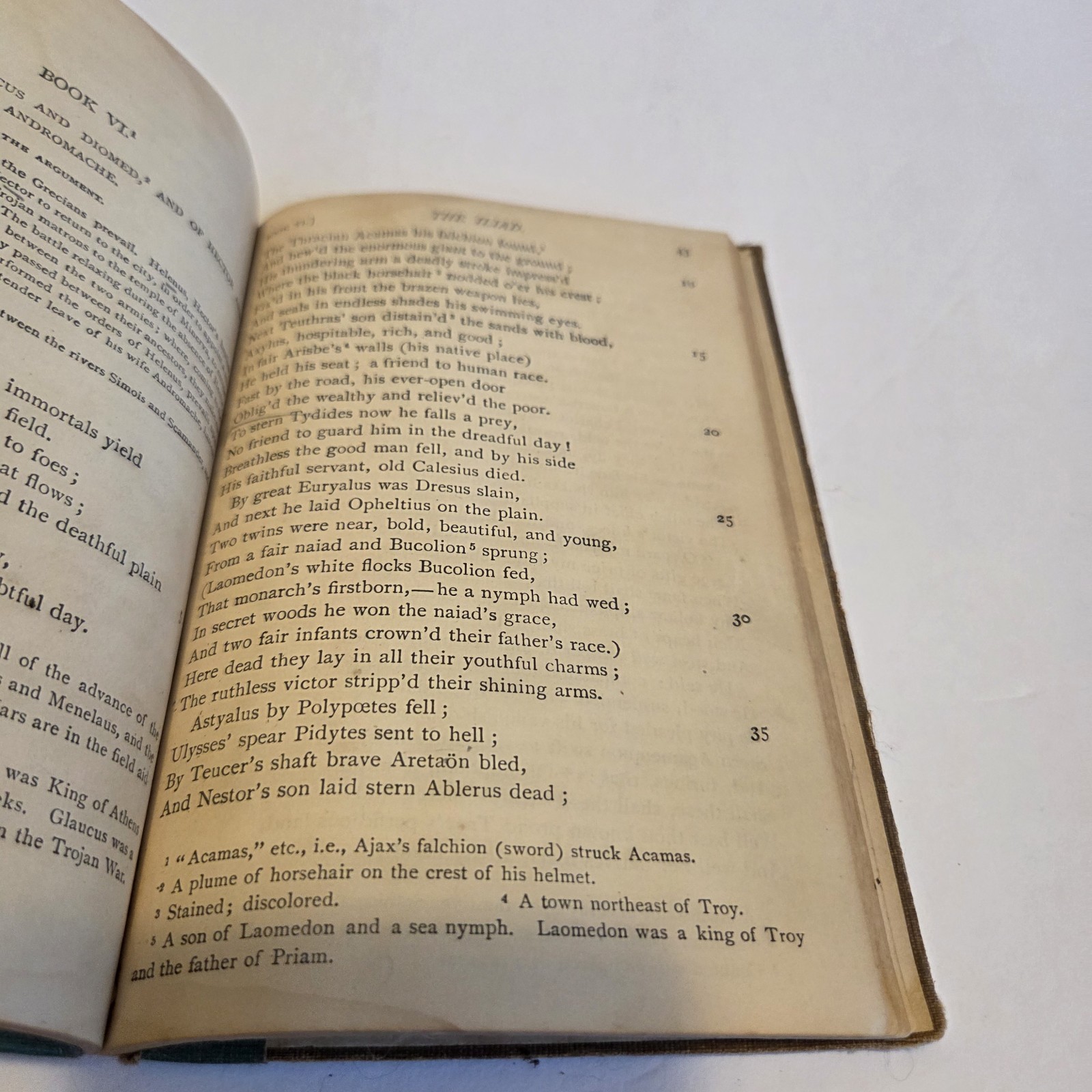 Homer’s Iliad 1896 Eclectic English Classics Ex-Library HC Old Antique Book