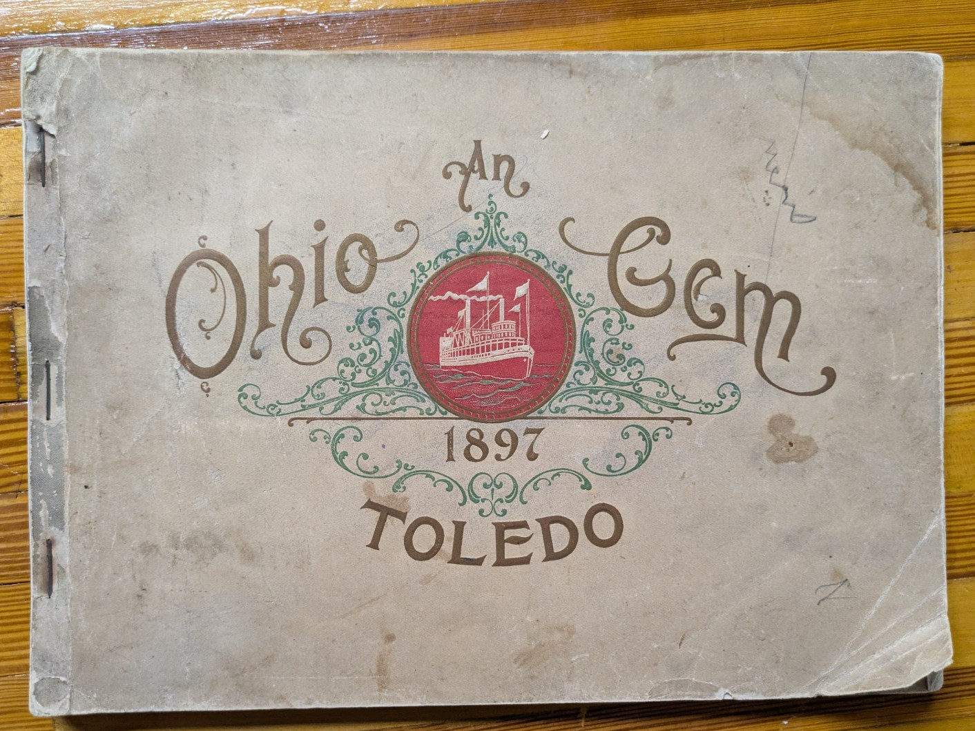An Ohio Gem Antique 1897 Toledo OH Local Business History Book Mercantiles