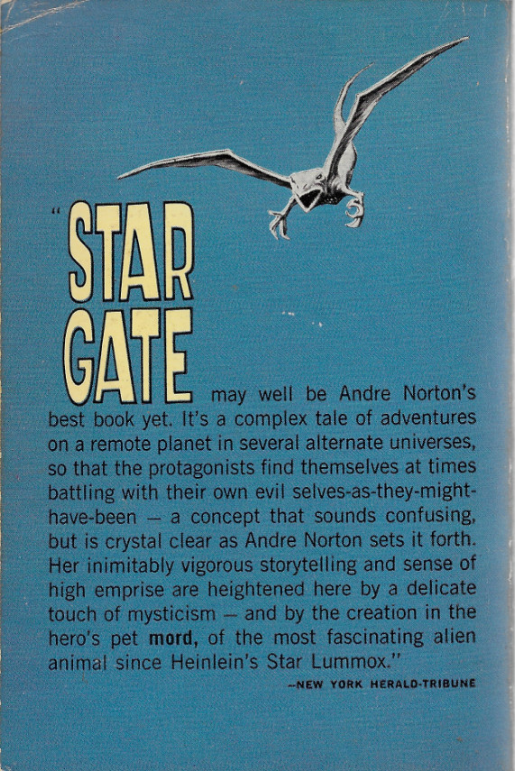 +STAR GATE by Andre Norton — 1st Paperback Printing