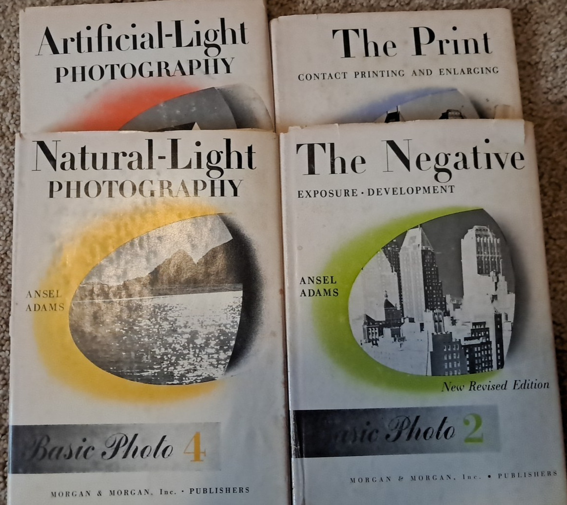Vintage Ansel Adams, Basic Photo Series, Volumes 2, 3, 4 & 5