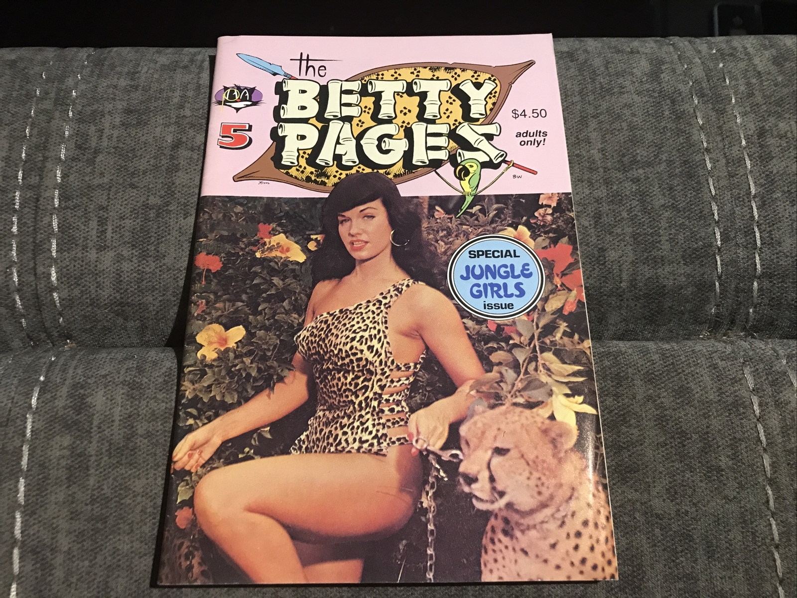 The Betty Pages No. 5 Special Jungle Girls Issue Black Cat Books Winter 89/90