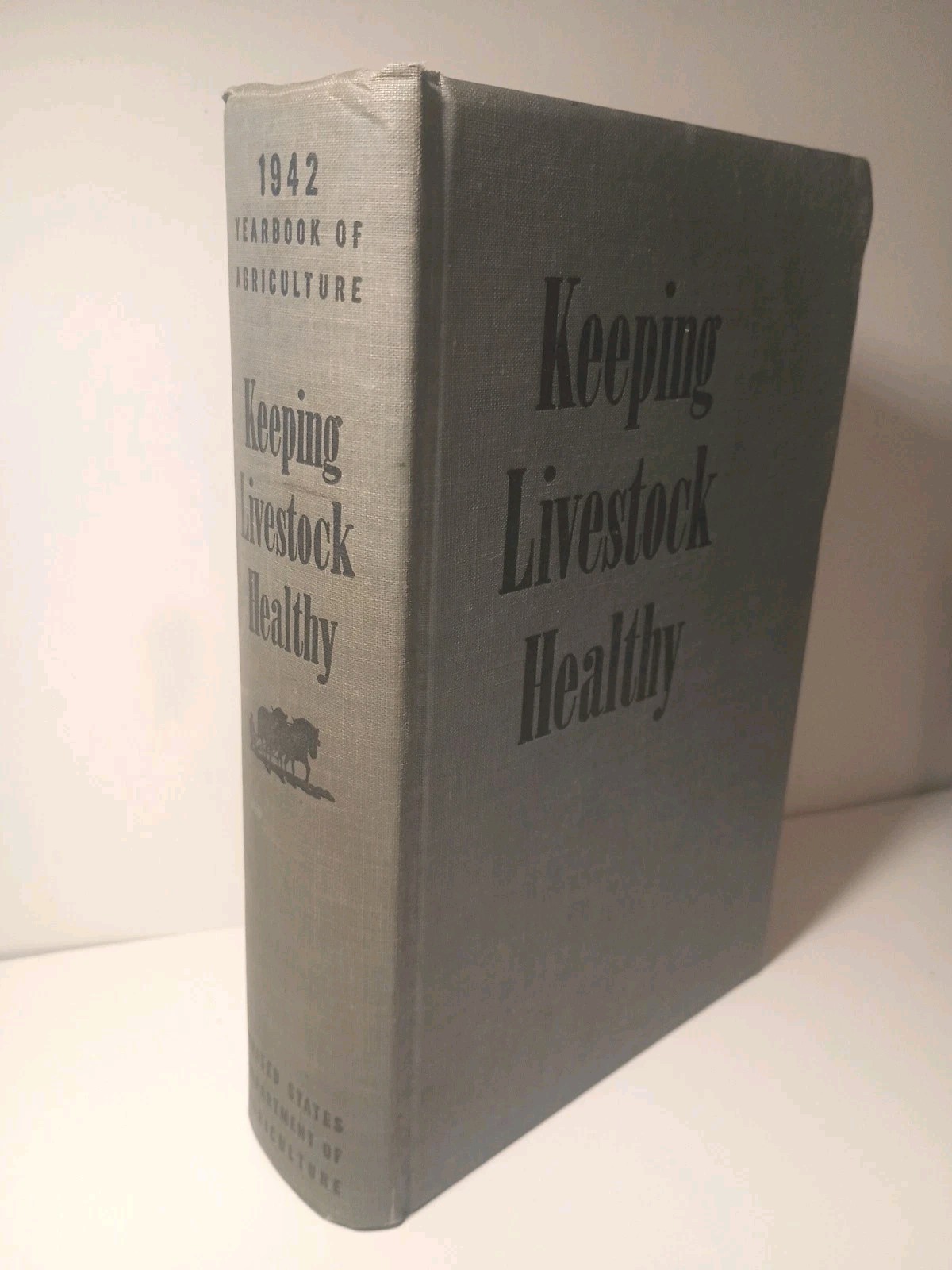 1942 Keeping Livestock Healthy Signed Congressman Ernest K Bramblett 11th Dist.