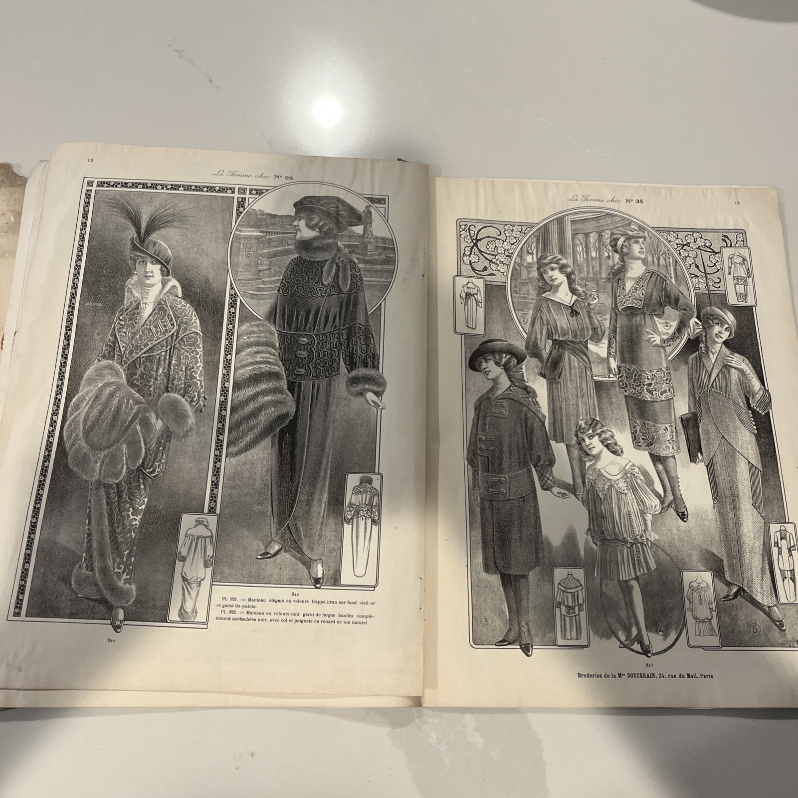 Revue Mensuelle De La Mode; 1914- Edition De Luxe La Femme Chic Paris- Fashion