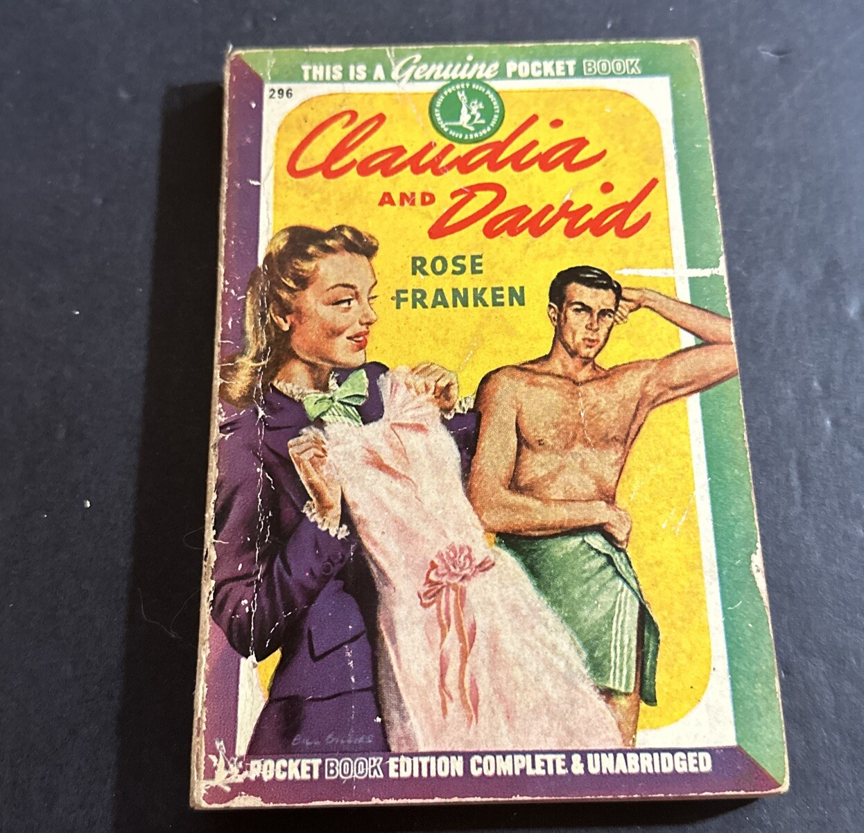 Claudia and Daird Pocket Book 296 1945 Second Print Kl