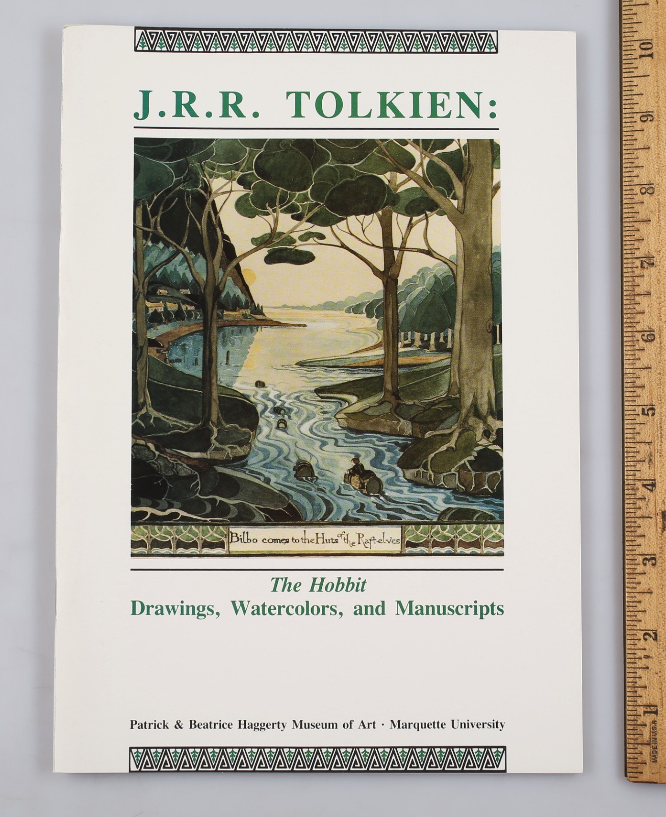 HTF 1987 Art Book J.R.R. Tolkien The Hobbit Drawings Watercolors Exhibit Catalog