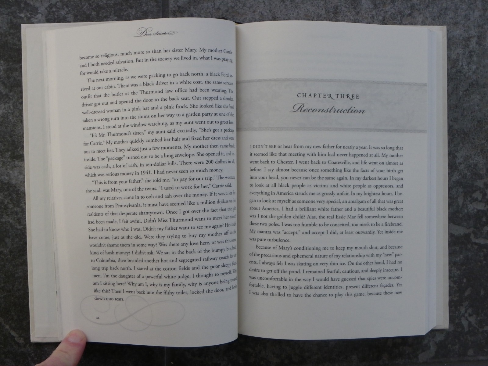 „Dear Senator“-Washington-Williams-1st-2005-Signed-Strom Thurmond Daughter