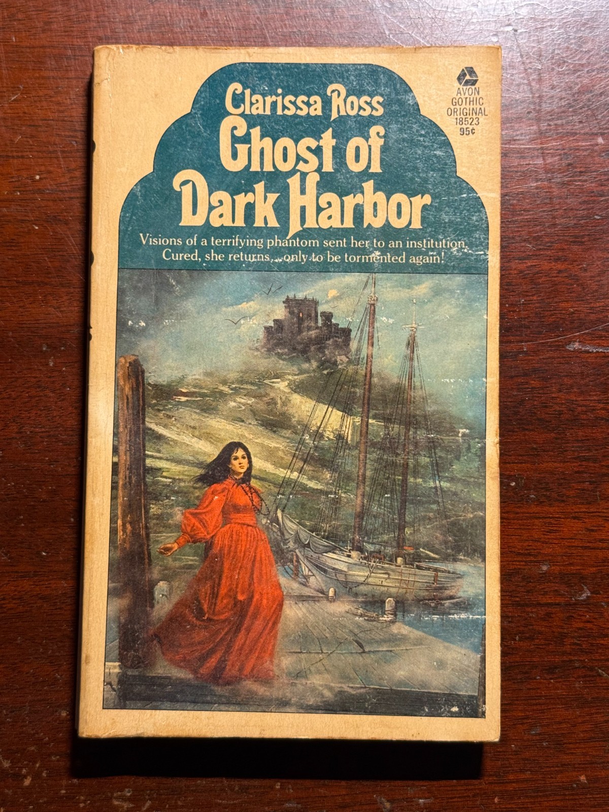 Ghost of Dark Harbor Clarissa Ross Avon Gothic Horror 1974 1970s Vtg PB BK