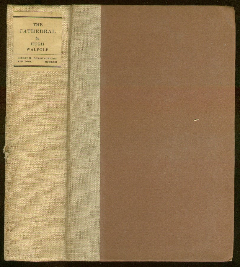 Hugh WALPOLE / The Cathedral Signed 1st Edition 1922