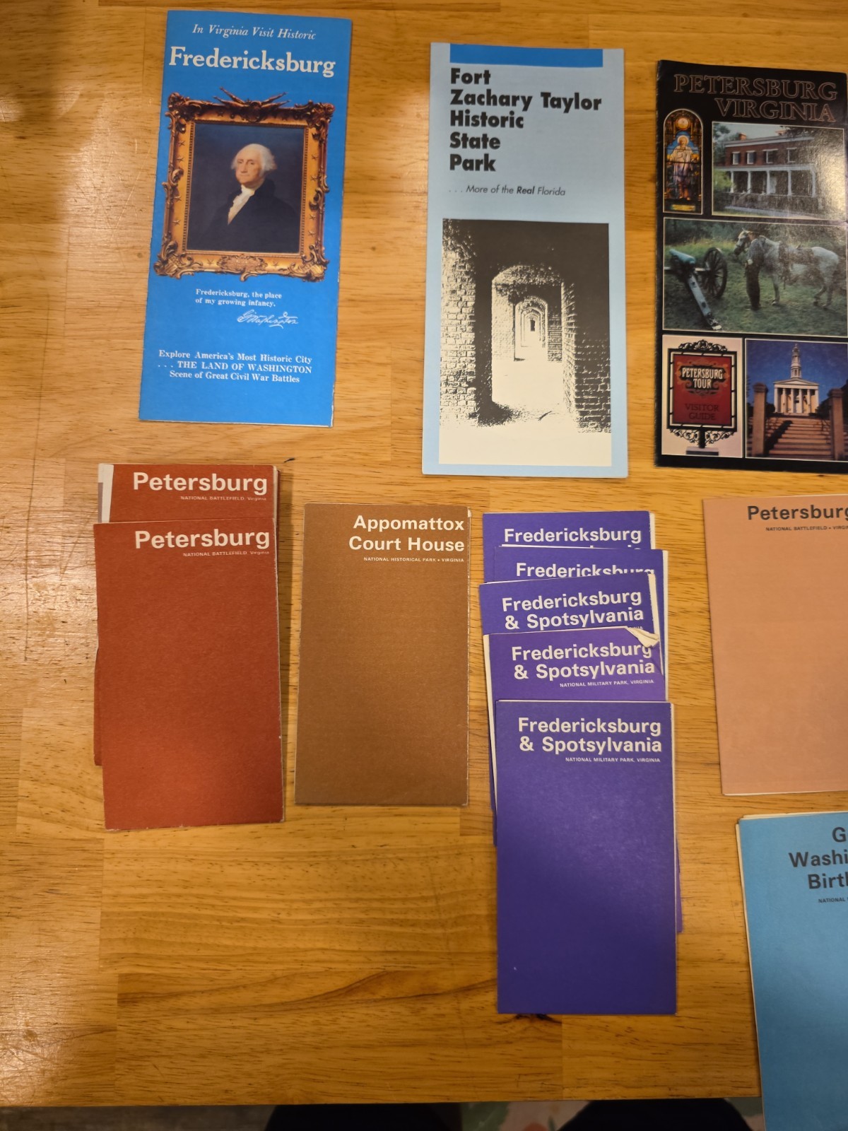 Huge Lot Of Civil War Battlefield, Montecello & Others Brochures