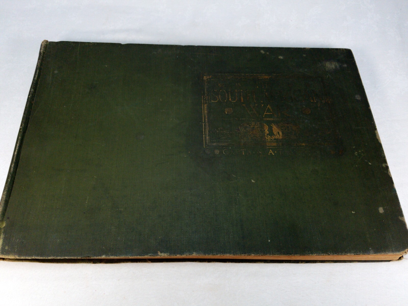 The South African War, by Captain A.T. Mahan, 1900 Collier Color Prints Green