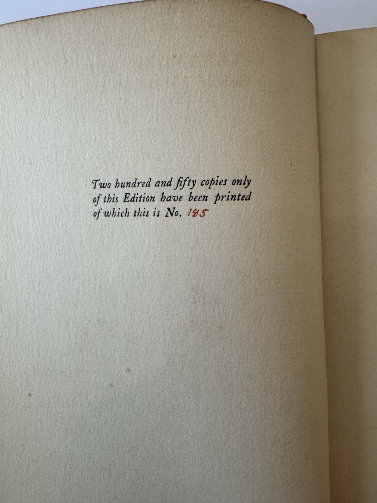 Lord DUNSANY / Alexander & Three Small Plays 1st Edition 1925 Numbered 185/250