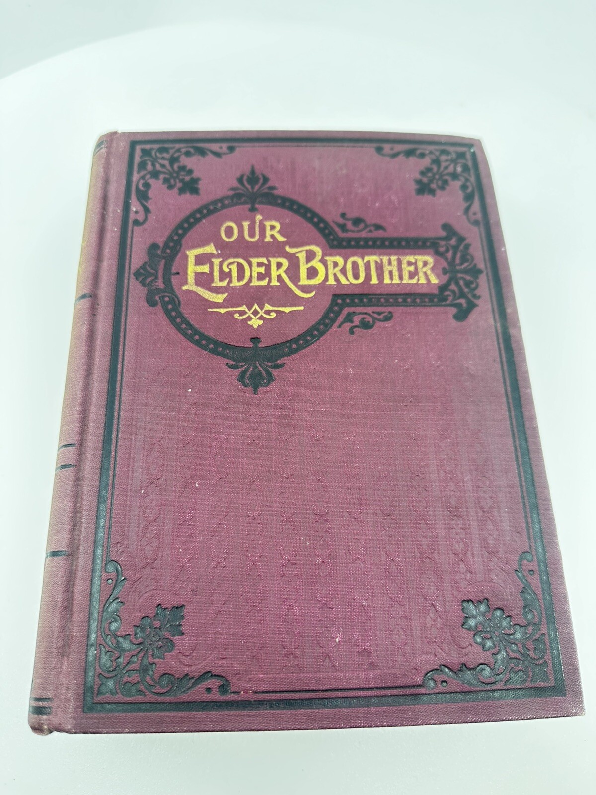 Antique 1899 “Our Elder Brother” Book – Ornate Victorian Hardcover