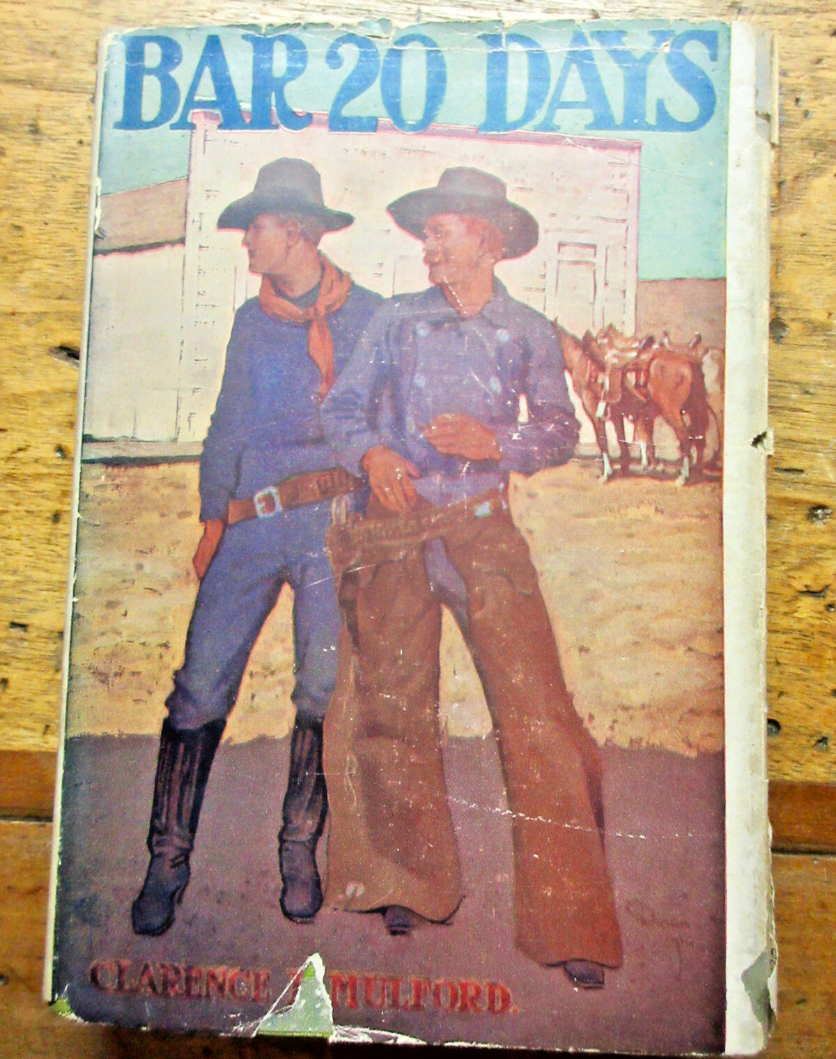 1911 3rd ~BAR 20 DAYS~ Clarence E. Mulford Dust Jacket DJ Hopalong Cassidy
