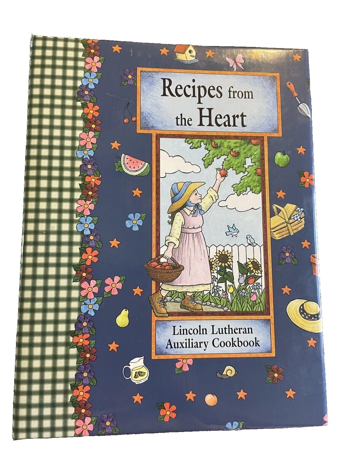 Cookbook Racine Wisconsin WI Lincoln Lutheran Auxiliary Recipes Book 1998