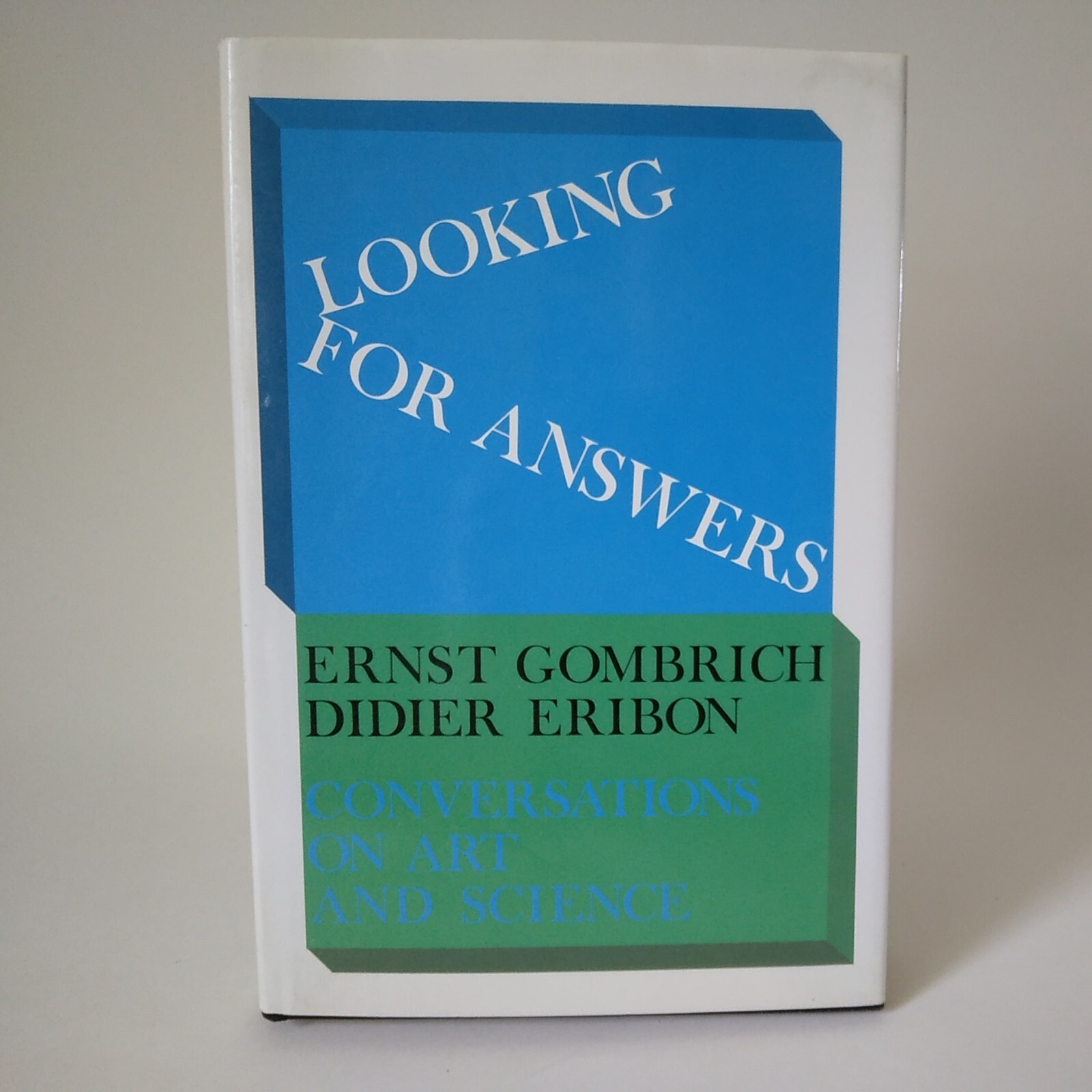 1993 „Looking For Answers“-Gombrich/Eribon, Harry N. Abrams Inc. HC DJ VG