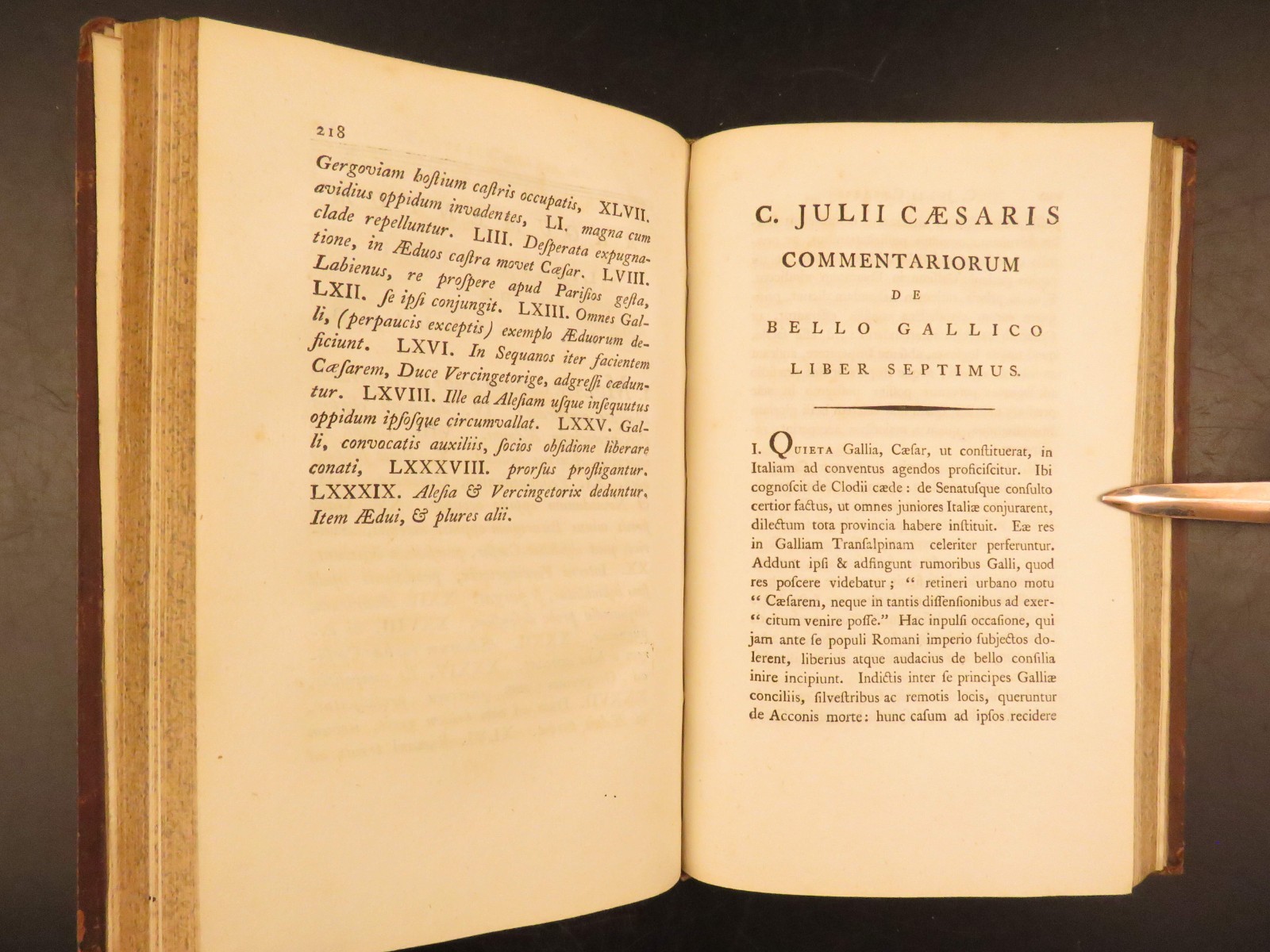 1790 – Julius Caesar War Commentaries | Ancient Rome Maps | 2vol Set