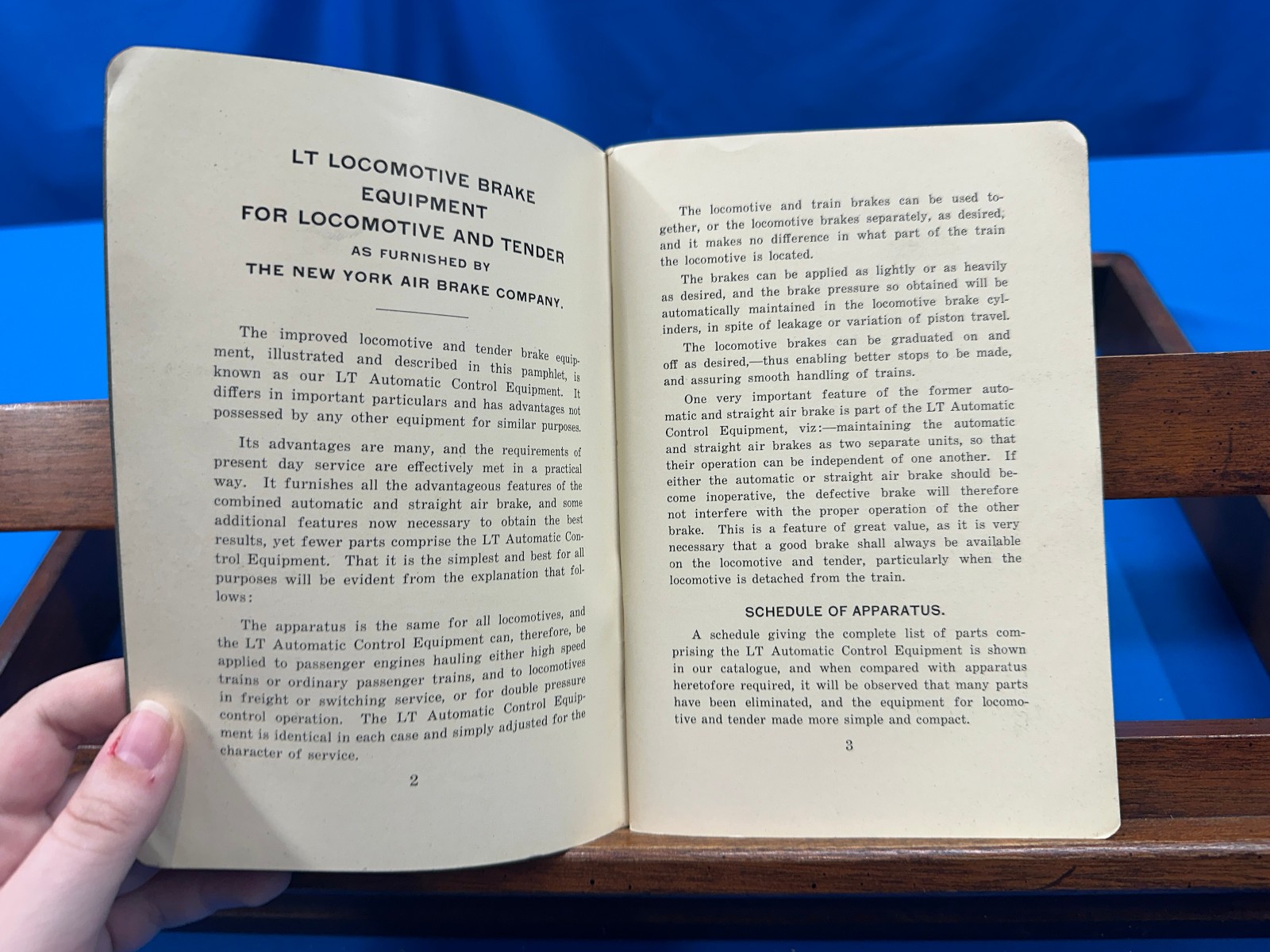 LT Locomotive Brake Equipment, November 1924, Instruction Pamphlet No. 8