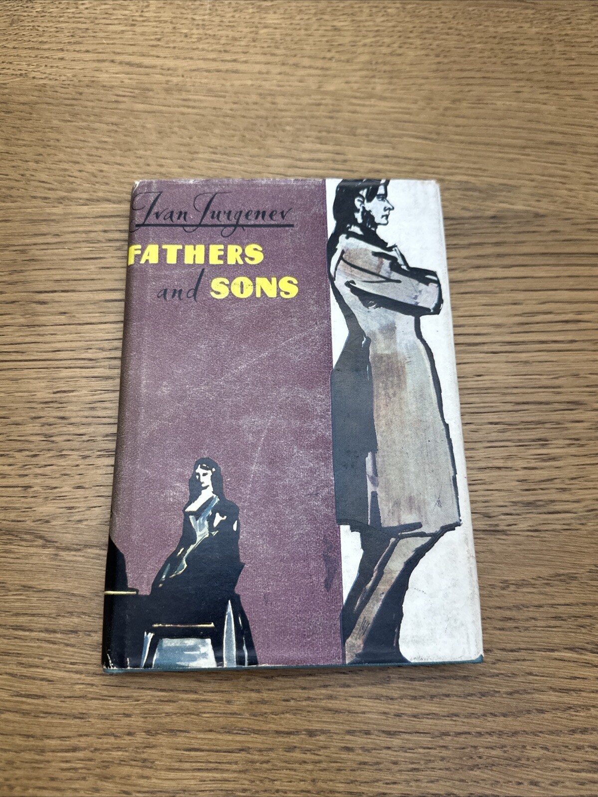 Rare Dust Jacket Fathers and Sons by Ivan Turgenev Foreign Languages Publishing