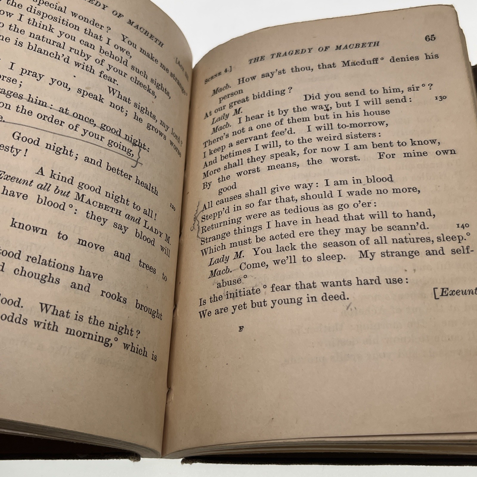 Shakespeare’s Macbeth 1916 Small Macmillan Pocket Classic HB Book 185 Pages