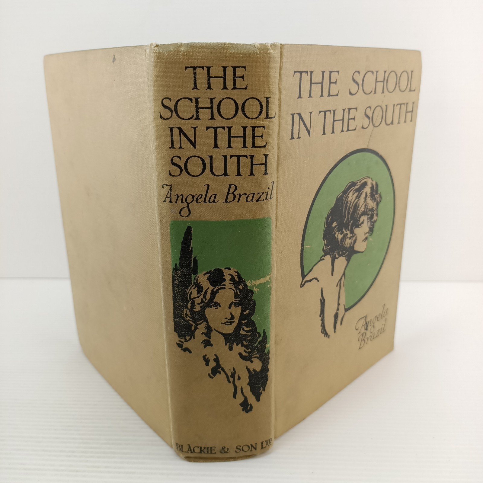 Angela Brazil The school In The South Vintage Children’s Fiction Hardcover Book