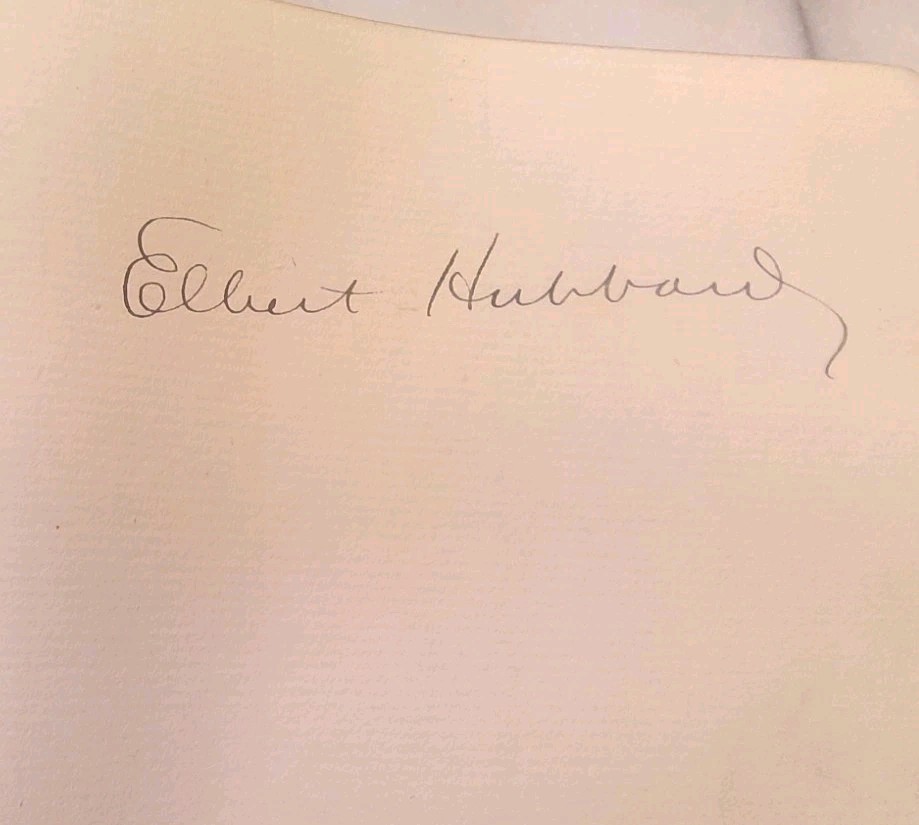 1908 First Edition SIGNED copy „LITTLE JOURNEYS To the Homes of Great Teachers“