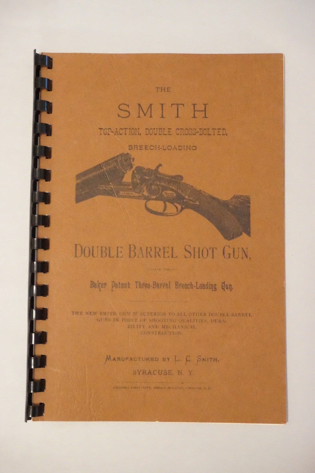 The L.C. Smith Double Barrel Shot Gun Catalog – Reproduction