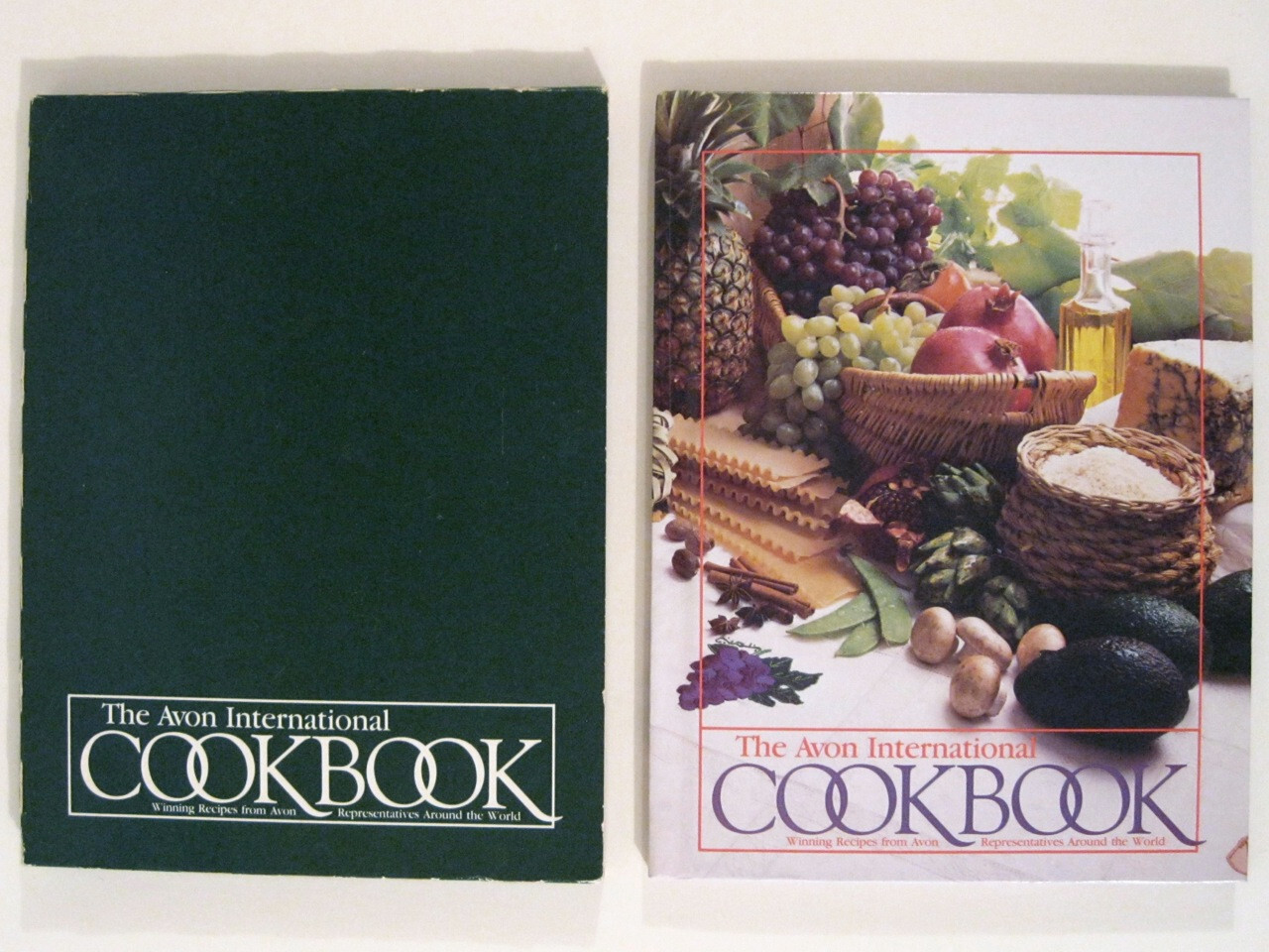AVON INTERNATIONAL COOKBOOK in Original Slipcase! Vintage 1983 FIRST Edition HC!