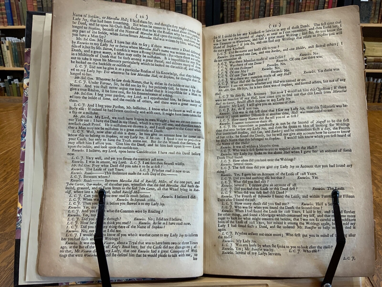 1696 Theodosia Ivie & Thomas Neale Trial Lord Jeffreys Forgery of Land Surveys