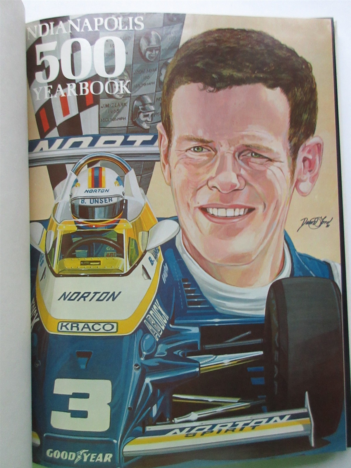 1981 Indianapolis 500 Carl Hungness hardcover Yearbook Bobby Unser