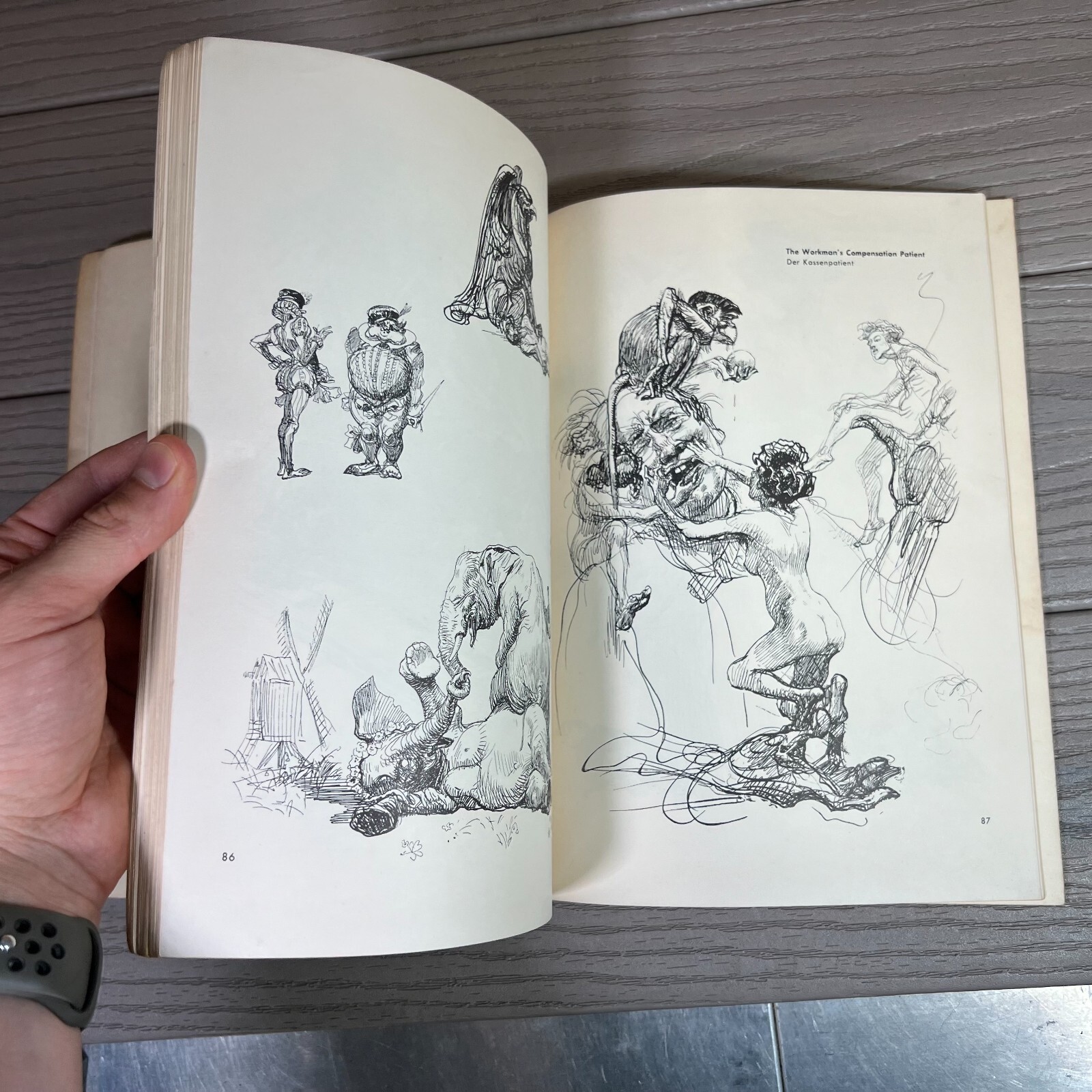 1961 Dover DRAWINGS OF HEINRICH KLEY 200 Drawings fantasy humor FIN DE SIECLE pb