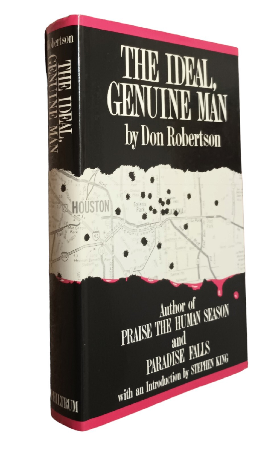 The Ideal Genuine Man Don Robertson – Intro By Stephen King HCDJ Hardcover 1987